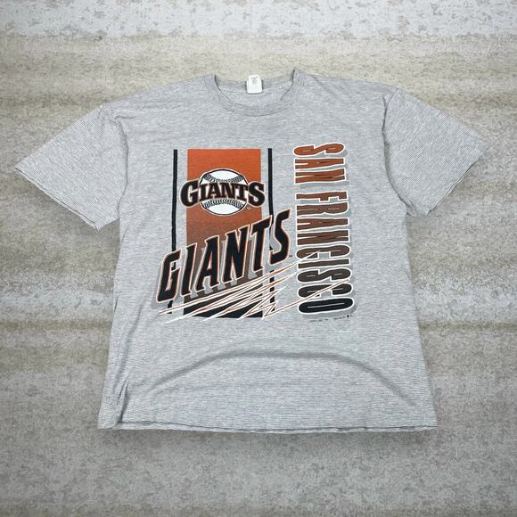 LOGO 7 Other - Vintage 90s San Francisco Giants Shirt Mens XL Grey White Made in USA Baseball